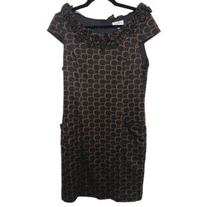 Preppy Shift Dress Sophia Christina Cap Sleeve Cottage Blair Waldorf Pockets 12